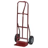 Safco(R) Heavy-Duty Loop Handle Hand Truck, 500 Lb. Capacity, 10in. Wheel