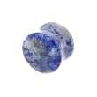 7/16 Inches Gauge Lapis Natural Stone Double Flare Plug