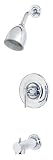 Pfister 808NC00 Contempra Single-Handle Tub and Shower Faucet, Chrome