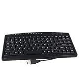 USB 87-Key Mini Keyboard (Black)