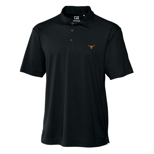 NCAA Men's Texas Longhorns Black Drytec Genre Polo (Black, XXX-Large)