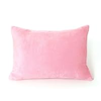 My First Toddler Memory Foam Pillow with Matching Pillow Case, Soft Pink