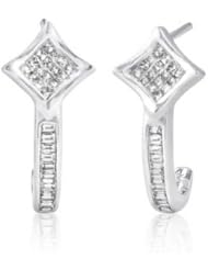14k YELLOW GOLD WOMENS EARRING LE-1064 DIAMOND 0.5CT TW
