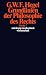 Grundlinien der Philosophie des Rechts oder Naturrecht und Staatswissenschaft im Grundrisse.: Mit Hegels eigenhändigen Notizen und den mündlichen Zusätzen