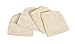 American Baby Company 4-Pack Organic Cotton Terry Washcloths, Ecru