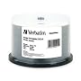 Verbatim DVD-R 4.7GB 16X Glossy White Inkjet Printable Spindle