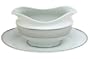 Mikasa Parchment Gravy Boat and Stand