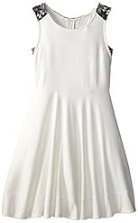 Girls Elasticized   Waistline Tank Polyester/Ponte/Rayon/Spandex  Dress