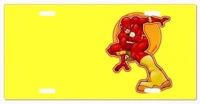 Custom The Flash DC Comics G5v9 Vanity License Plate