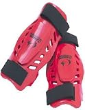 Macho Warrior Shin Protector Red