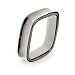 Eve's Addiction Sterling Silver Concave Cushion Ring