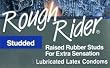 Contempo Rough Rider Studded Condoms 3 pack