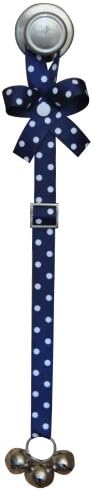 Potty Time Chimes with The Perfect Potty Training Solution DVD, Adjustable, DippyDot Navy/White