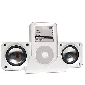 Click here to buy Portable Audio Speaker System for iPod (White) by Unknown.