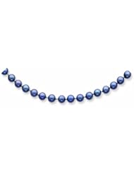 14K Gold 6-6.5mm Black Akoya Saltwater Cultured Pearl Bracelet 7 Inches