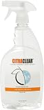 Citra Solv Household Cleaning Citra Clear Natural Window & Glass Cleaner, Valencia Orange 32 fl. oz. (Case of 6)