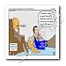 Rich Diesslins Funny Theology Cartoons - Irenaeus - Studies At the Feet of Polycarp - Iron on Heat Transfers