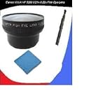 Canon VIXIA HF S200 0.21x-0.22x High Grade Fish-Eye Lens + DIGI Micro Fiber ....