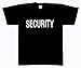 Apparel : Black Security Official Raid T-shirt