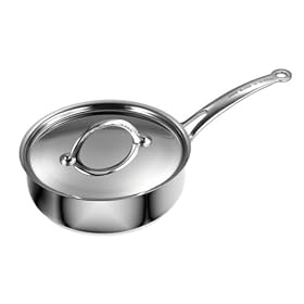 Tefal Jamie Oliver Professional Series Stainless Steel Saute Pan & Lid 24cm (Coated)