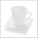 Maxwell Williams White Cup & Saucer Squareware