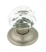 Amerock Crystal 1 3/4 Bi-Fold Knob Satin Chrome