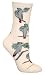 African Gray Grey Parrot Tropical Bird Cotton Wildlife Animal Art Print Socks 9-11