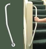 AKW Medicare 01745L Newel Handrail ? Left Hand 1.75 Inch Dia, 28 Inch L
