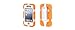 Orange/White Heavy Duty Survivor Case for iPhone 4/4s