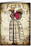 Vintage Dress Form Fairy- Any Occasion Card
