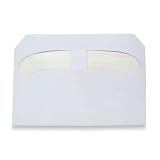 Toilet Seat Covers,Biodegradable/Flushable,10 PK/CT,White, Sold as 1 carton