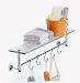 Glass Shelf With Hooks