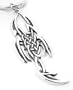 Large Sterling Silver Celtic Knotwork Scorpion Pendant