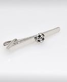 Soccerball Metal Plated Tiebar With Free Striped Reusable Gift Box