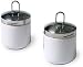 RSVP Porcelain Egg Coddlers Set/2, White