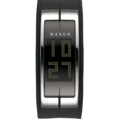 Mango Black Reggie LCD Ladies Bracelet Watch – QM234.91.01