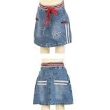 Girls' Built For Speed Jean Skirt w Drawstring... by ClassicCloseouts