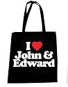 I Love John & Edward Tote Bag Black X Factor Favourites