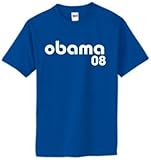 OBAMA 08 on 100% Heavy Cotton T-Shirt in 32 Colors