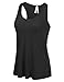 URBANCLEO Womens Jersey Flared Crewneck Tank Top- Various Colors
