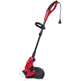 Troy-Bilt TB495 14-Inch 4.5 Amp Electric Telescoping Straight Shaft String Trimmer With Edge Wheel