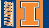 Illinois Fighting Illini 3 Ft. x 5 Ft. Flag w/Grommets