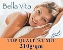 BELLA VITA Spannbetttuch Wasserbetten Spannbettlaken 180x200 bis 200x220 Farbe wei&szlig;