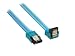 Conforms to SATA 2 specification;45cm UV blue  Serial ATA latch cable;
