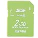 BUFFALO SDカード 高速モデル 2GB グリーン RSDC-G2GC6/GR