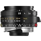 Leica 28mm f/2.8 Elmarit-M ASPHERICAL Compact Wide Angle Manual Focus Lens for the M System, Black - USA