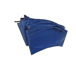 Alice's Garden - Coussin de protection ressorts trampoline 370cm - 24mm - Bleu