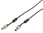 Cable coaxial haute qualit� m�le/m�le...