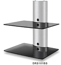 DRS101BS DVD Player/Amplifier/Speaker Wall Mount Shelves for LCD/Plasma TV
