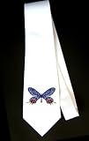 Party Decoration Necktie with insect, glory, butterfly, bhutan